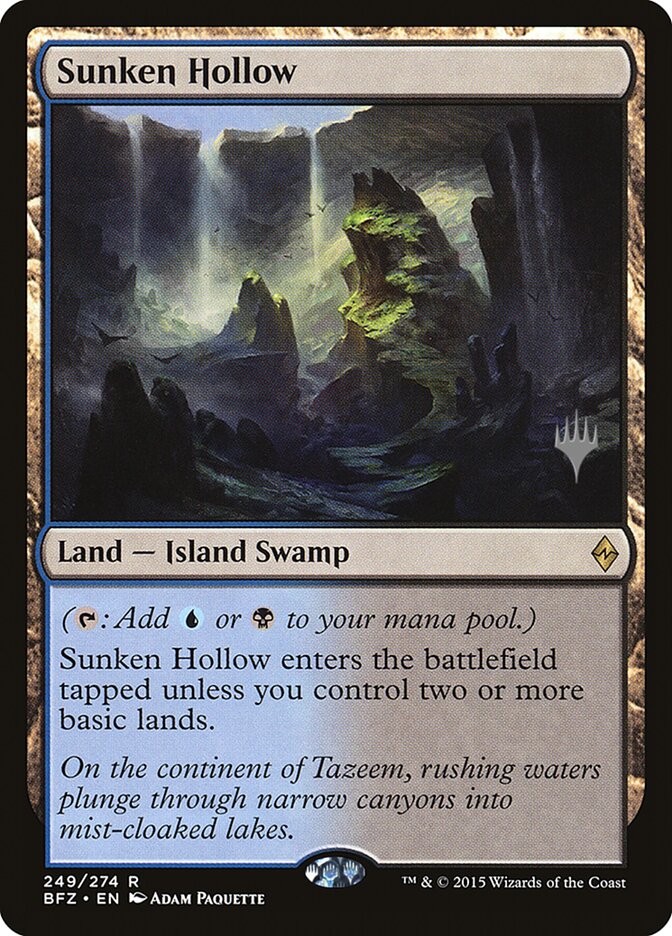 Sunken Hollow [Battle for Zendikar Promos] | Impulse Games and Hobbies