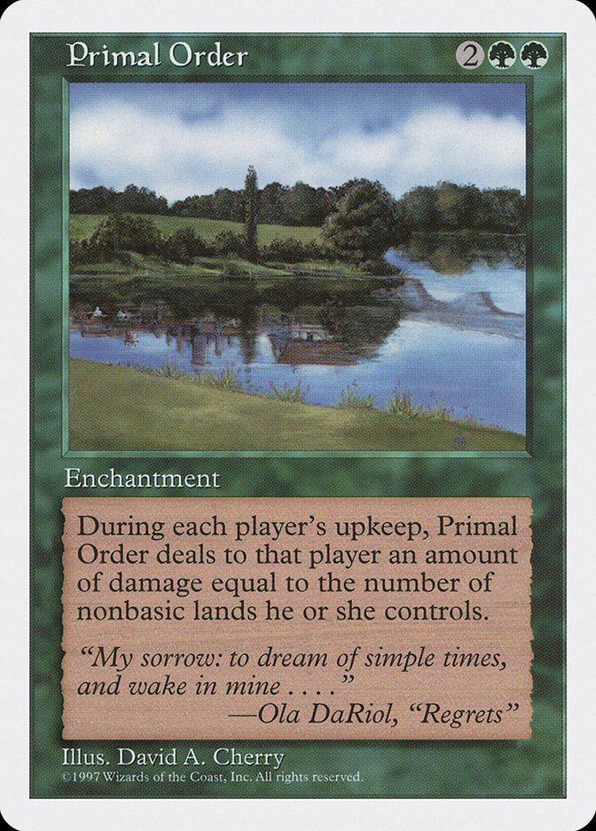 Primal Order [Fifth Edition] | Impulse Games and Hobbies