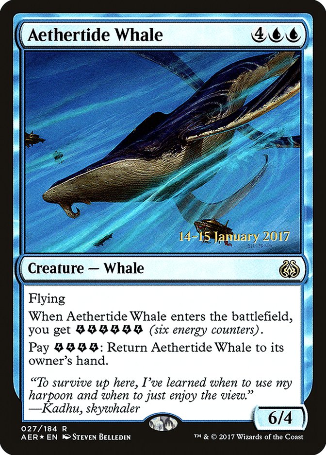 Aethertide Whale [Aether Revolt Prerelease Promos] | Impulse Games and Hobbies
