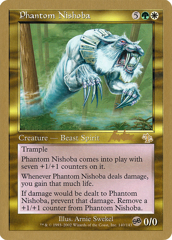 Phantom Nishoba (Brian Kibler) (SB) [World Championship Decks 2002] | Impulse Games and Hobbies
