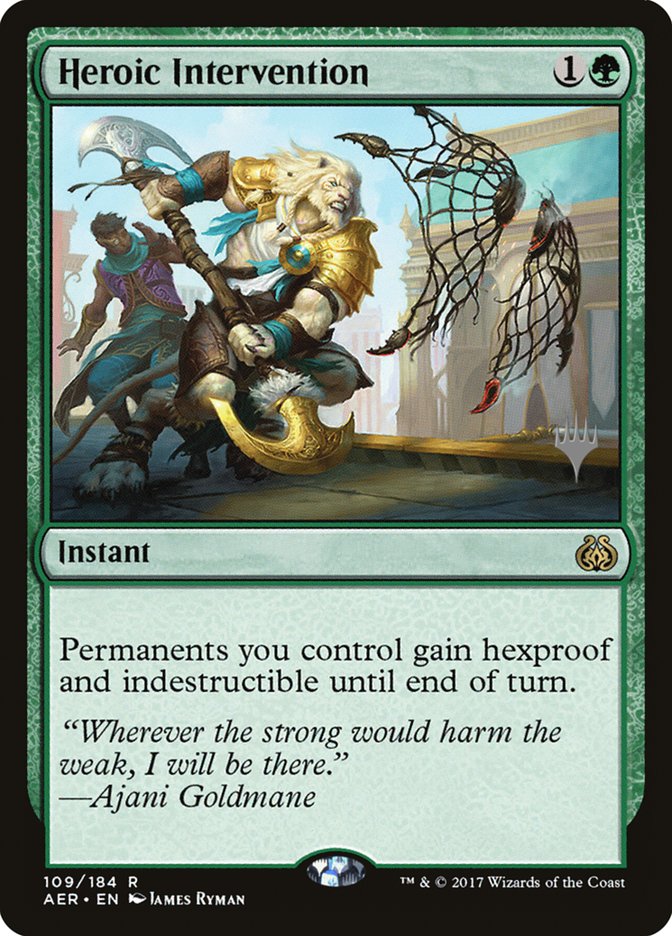 Heroic Intervention (Promo Pack) [Aether Revolt Promos] | Impulse Games and Hobbies