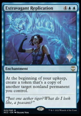 Extravagant Replication (Promo Pack) [Streets of New Capenna Commander Promos] | Impulse Games and Hobbies