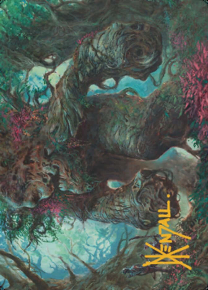 Magnigoth Sentry Art Card (Gold-Stamped Signature) [Dominaria United Art Series] | Impulse Games and Hobbies