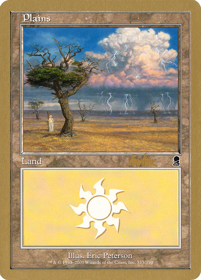 Plains (bk333) (Brian Kibler) [World Championship Decks 2002] | Impulse Games and Hobbies