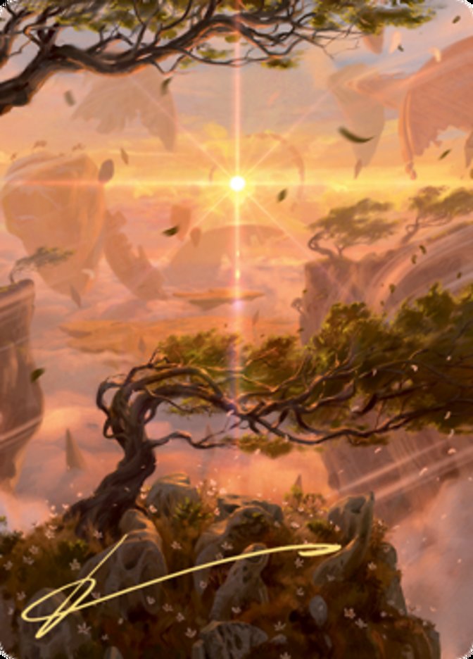 Windswept Heath Art Card (Gold-Stamped Signature) [Zendikar Rising Art Series] | Impulse Games and Hobbies