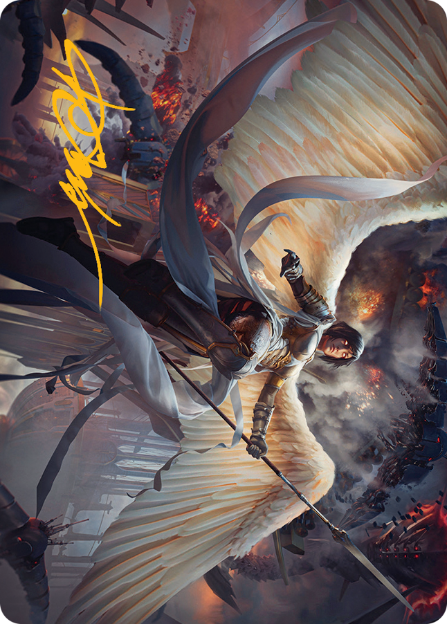 Serra Faithkeeper Art Card (Gold-Stamped Signature) [March of the Machine Art Series] | Impulse Games and Hobbies