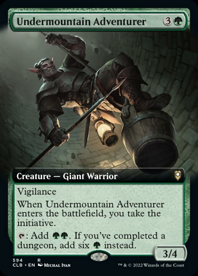 Undermountain Adventurer (Extended Art) [Commander Legends: Battle for Baldur's Gate] | Impulse Games and Hobbies