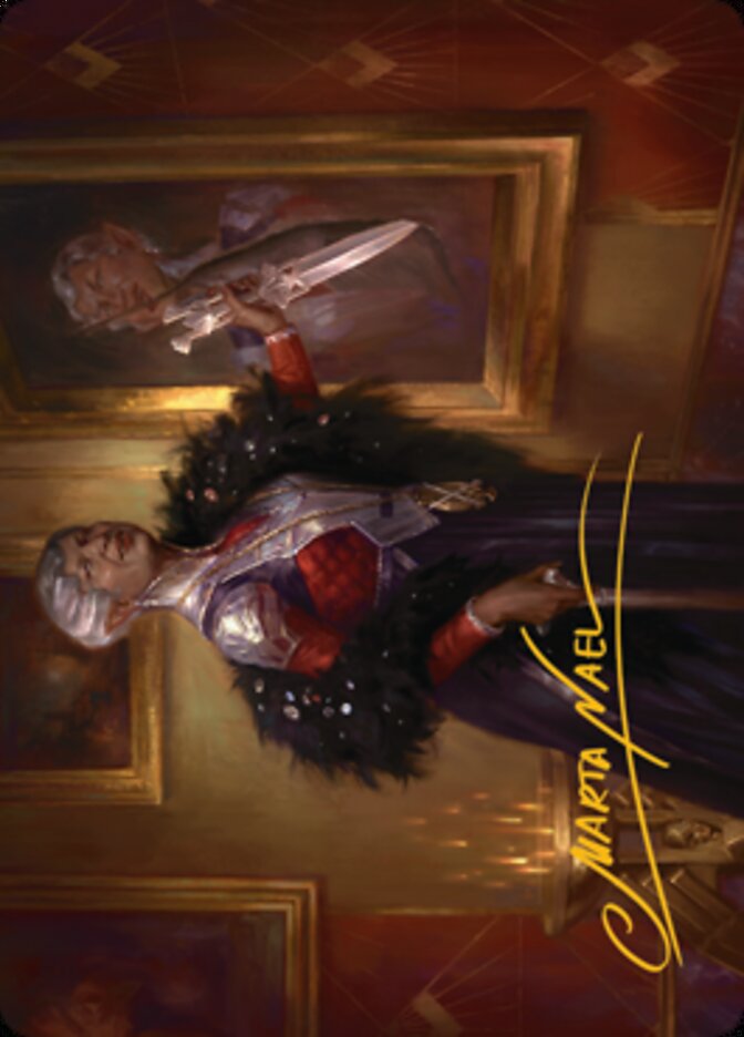 Evelyn, the Covetous Art Card (Gold-Stamped Signature) [Streets of New Capenna Art Series] | Impulse Games and Hobbies