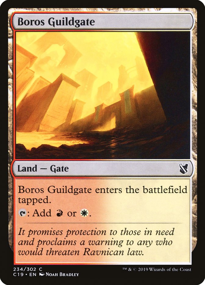 Boros Guildgate [Commander 2019] | Impulse Games and Hobbies