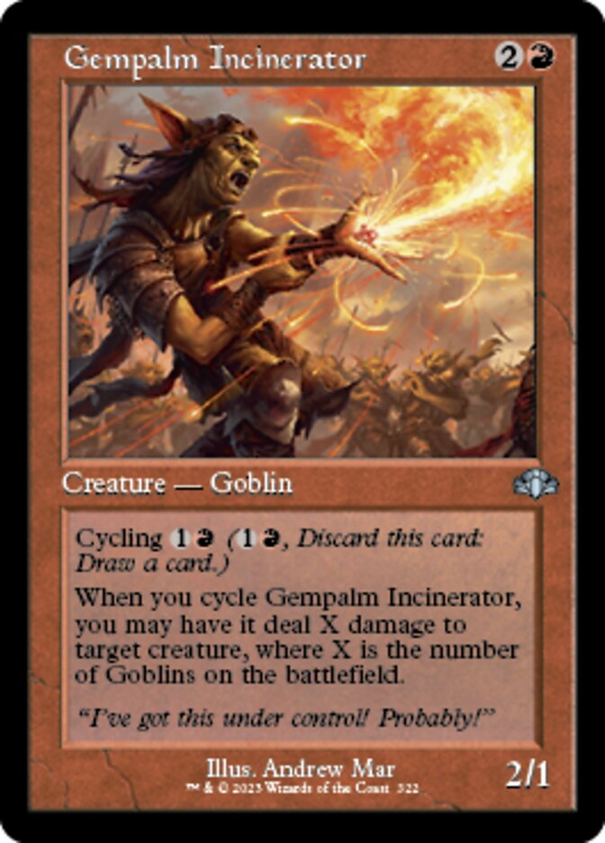 Gempalm Incinerator (Retro) [Dominaria Remastered] | Impulse Games and Hobbies