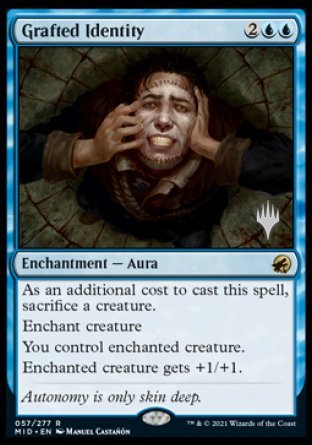 Grafted Identity (Promo Pack) [Innistrad: Midnight Hunt Promos] | Impulse Games and Hobbies