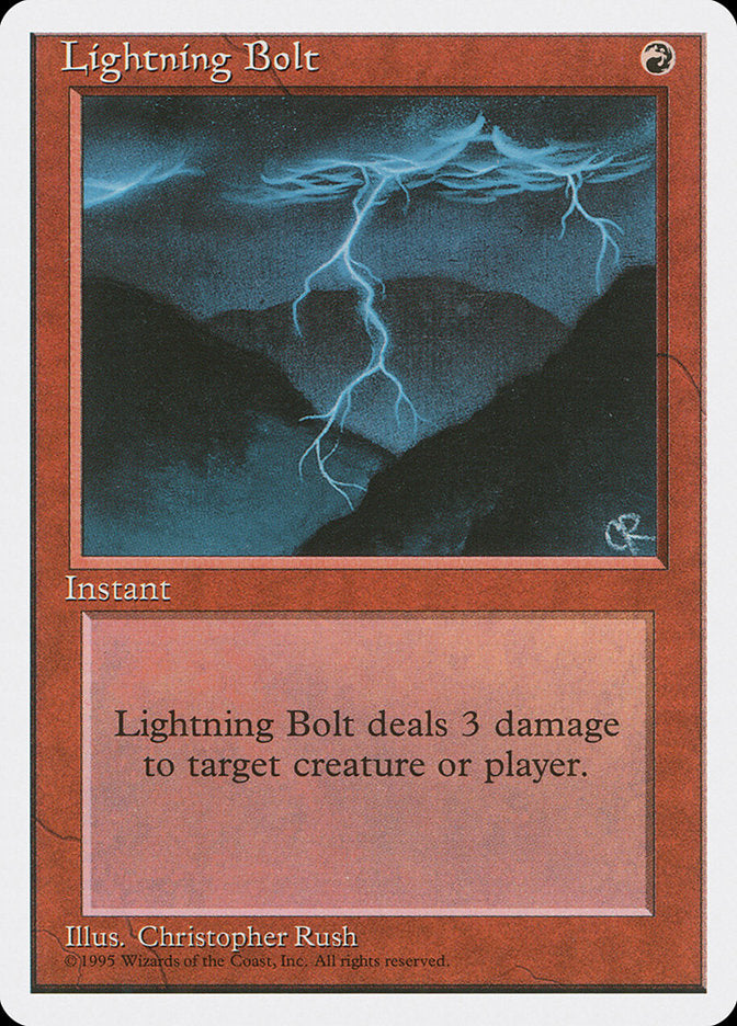 Lightning Bolt [Fourth Edition] | Impulse Games and Hobbies