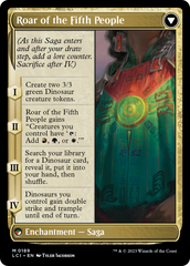 Huatli, Poet of Unity // Roar of the Fifth People [The Lost Caverns of Ixalan Prerelease Cards] | Impulse Games and Hobbies
