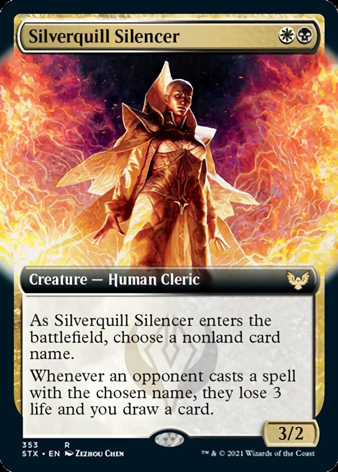 Silverquill Silencer (Extended) [Strixhaven: School of Mages] | Impulse Games and Hobbies