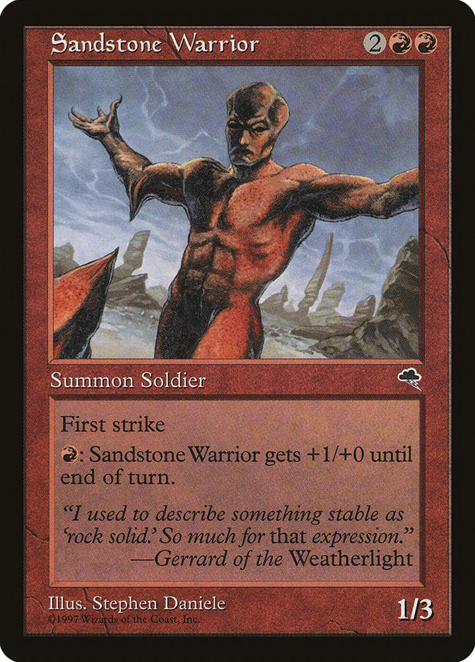 Sandstone Warrior [Tempest] | Impulse Games and Hobbies