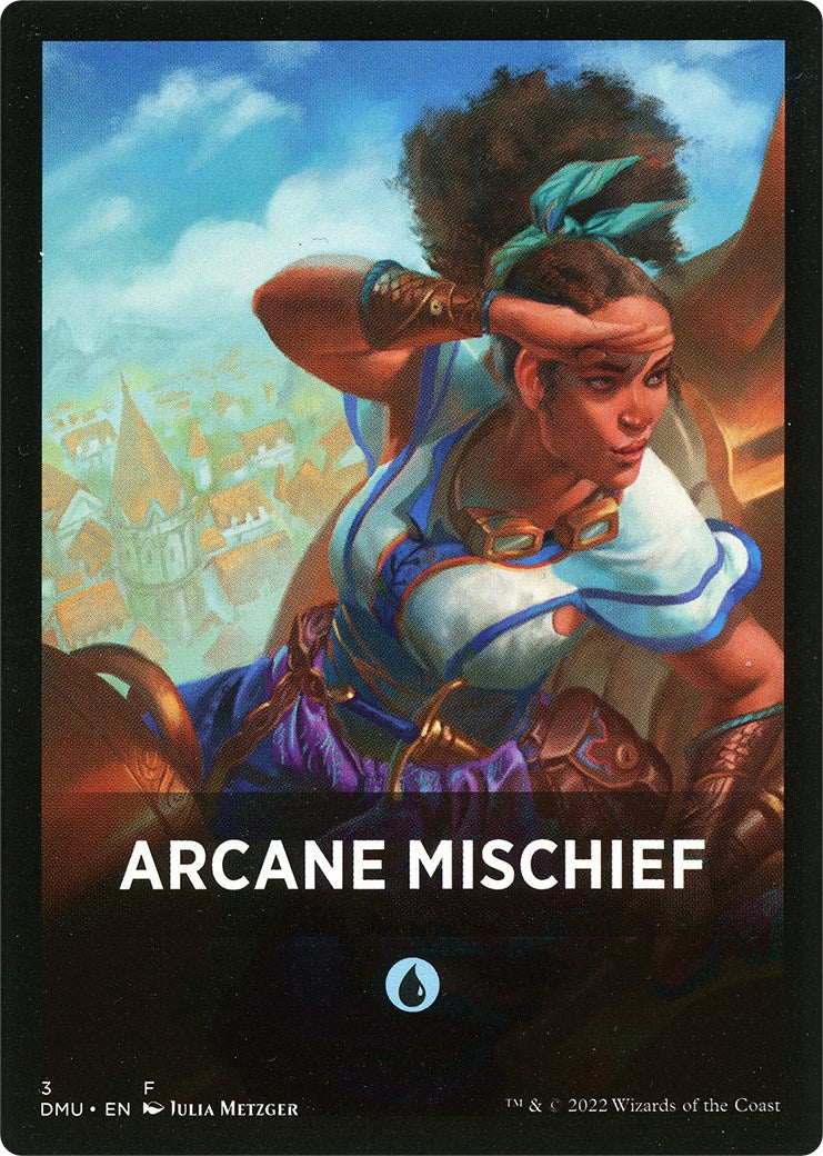 Arcane Mischief Theme Card [Dominaria United Tokens] | Impulse Games and Hobbies