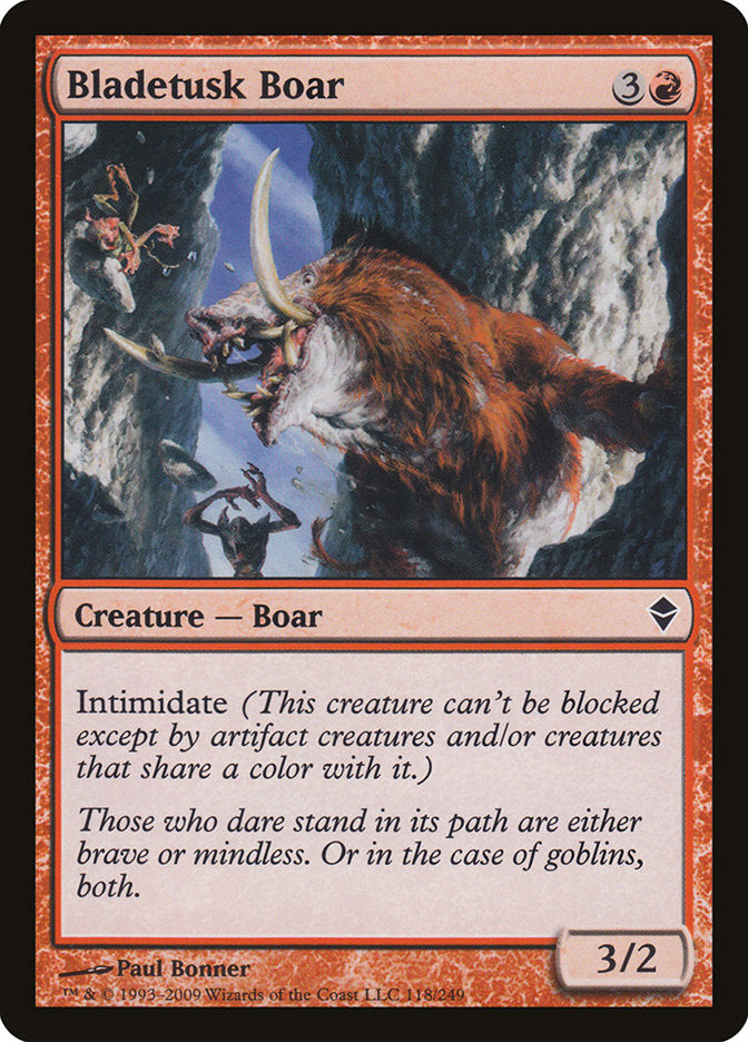 Bladetusk Boar [Zendikar] | Impulse Games and Hobbies