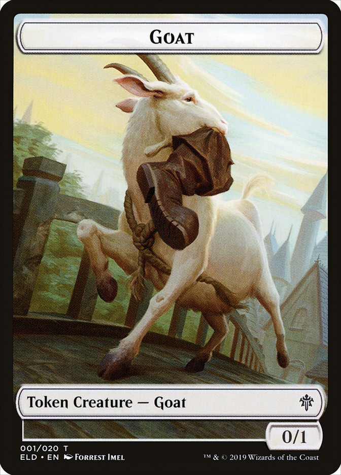 Goat [Throne of Eldraine Tokens] | Impulse Games and Hobbies