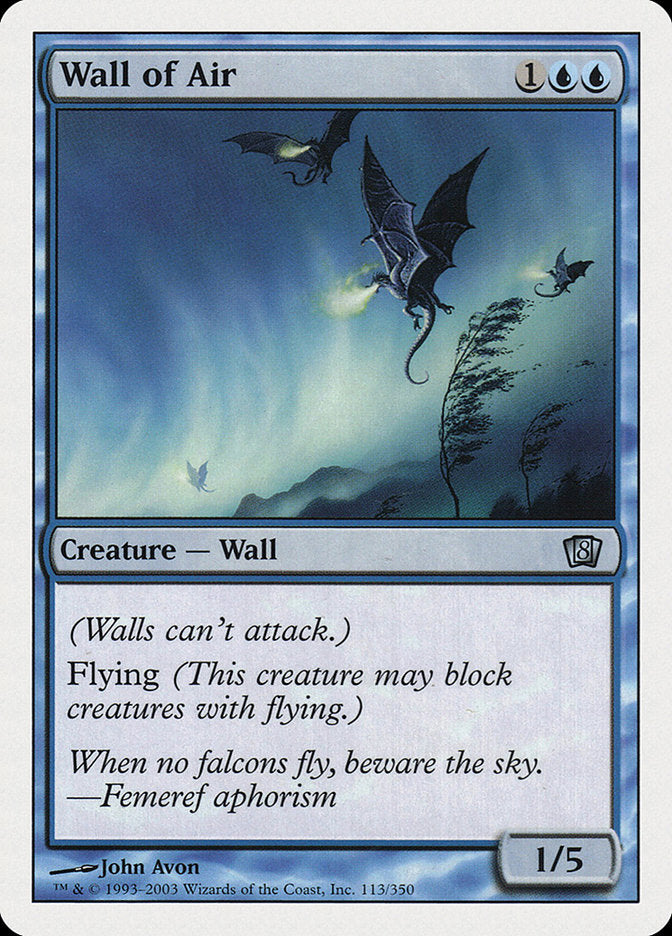 Wall of Air [Eighth Edition] | Impulse Games and Hobbies