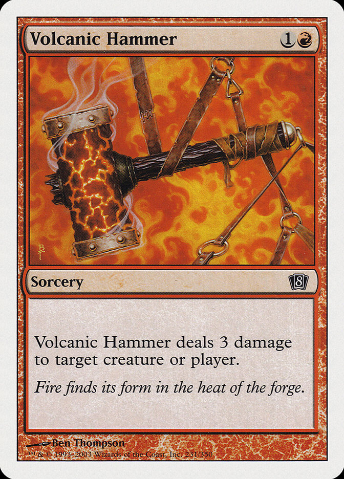 Volcanic Hammer [Eighth Edition] | Impulse Games and Hobbies