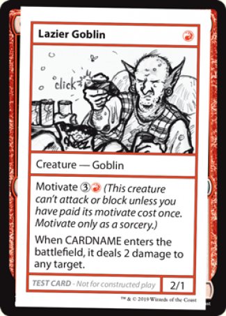 Lazier Goblin (2021 Edition) [Mystery Booster Playtest Cards] | Impulse Games and Hobbies