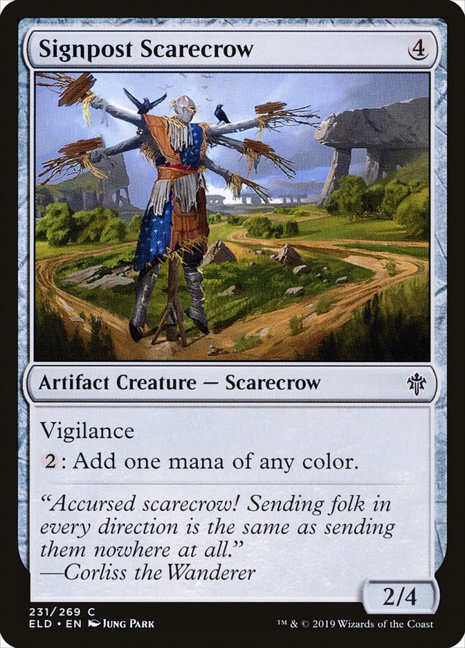 Signpost Scarecrow [Throne of Eldraine] | Impulse Games and Hobbies