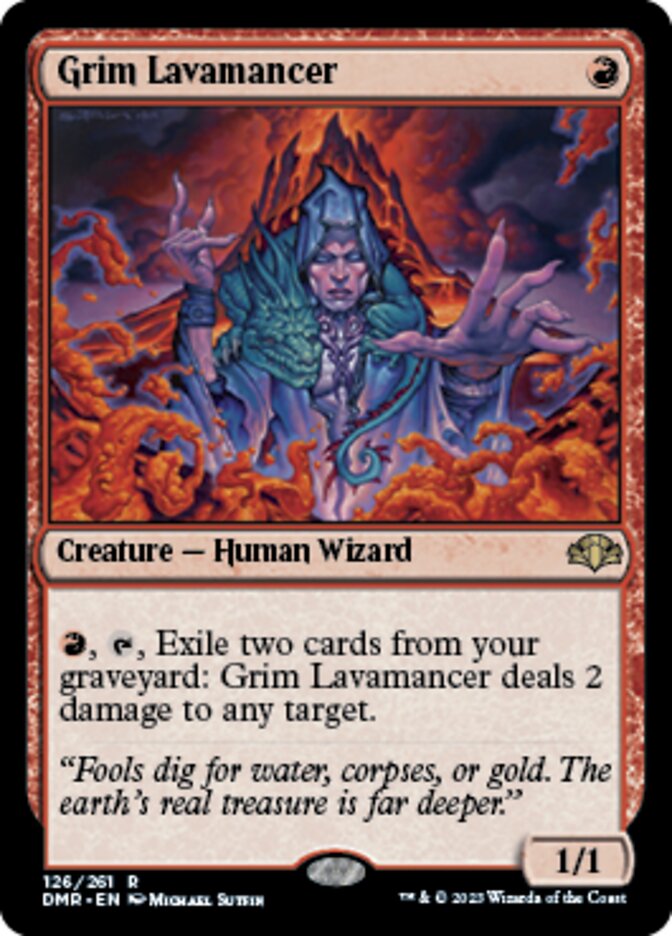 Grim Lavamancer [Dominaria Remastered] | Impulse Games and Hobbies