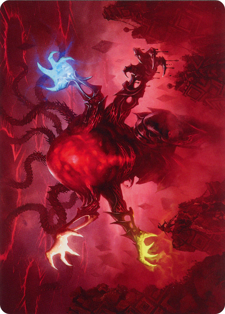 Omnath, Locus of All Art Card (51) [March of the Machine Art Series] | Impulse Games and Hobbies