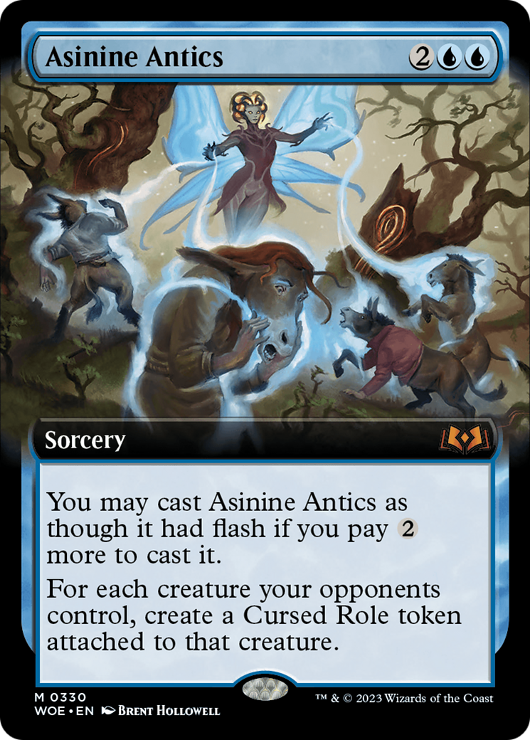 Asinine Antics (Extended Art) [Wilds of Eldraine] | Impulse Games and Hobbies