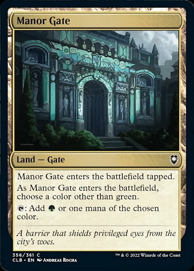 Manor Gate [Commander Legends: Battle for Baldur's Gate] | Impulse Games and Hobbies