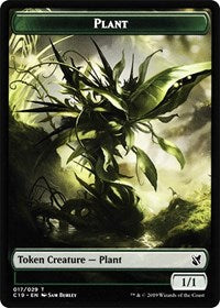 Plant // Snake Double-sided Token [Commander 2019 Tokens] | Impulse Games and Hobbies