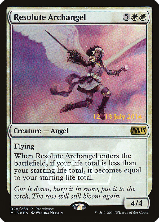 Resolute Archangel [Magic 2015 Prerelease Promos] | Impulse Games and Hobbies