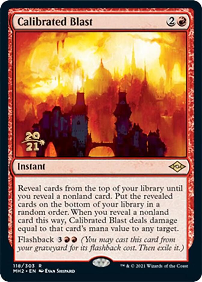 Calibrated Blast [Modern Horizons 2 Prerelease Promos] | Impulse Games and Hobbies