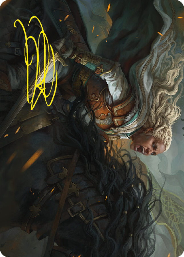 Eowyn, Fearless Knight Art Card (Gold-Stamped Signature) [The Lord of the Rings: Tales of Middle-earth Art Series] | Impulse Games and Hobbies