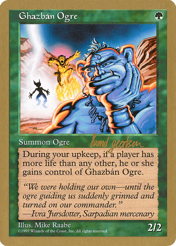 Ghazbán Ogre (Svend Geertsen) [World Championship Decks 1997] | Impulse Games and Hobbies