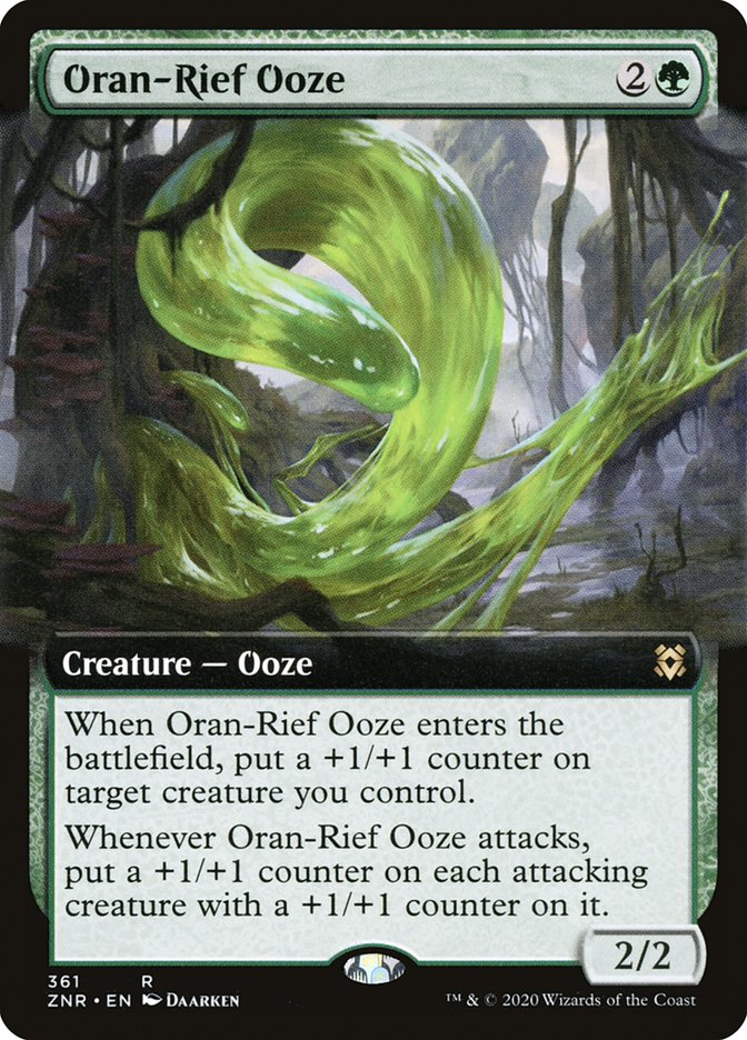 Oran-Rief Ooze (Extended Art) [Zendikar Rising] | Impulse Games and Hobbies