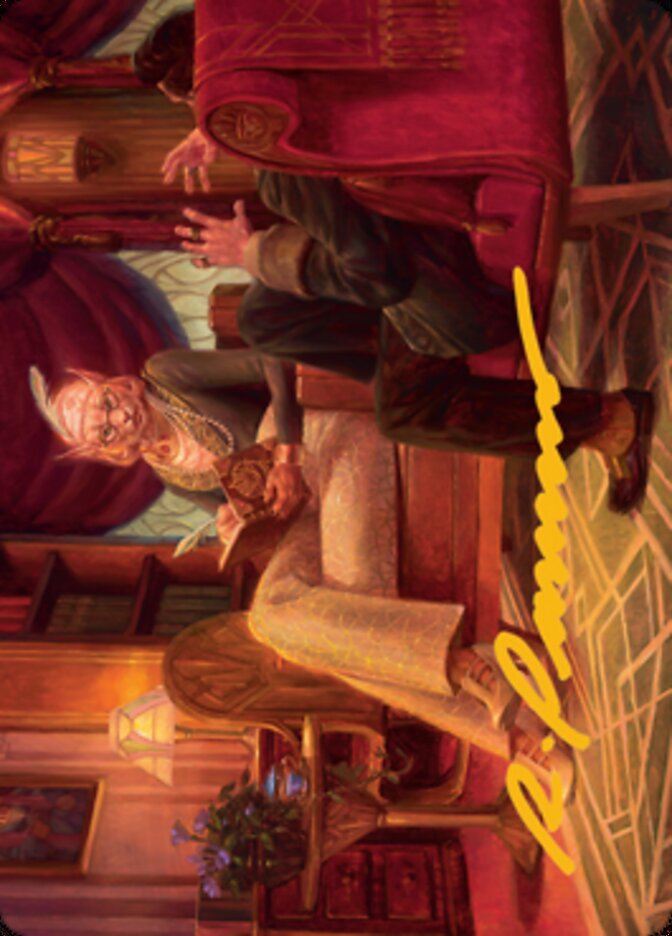 Phabine, Boss's Confidant Art Card (Gold-Stamped Signature) [Streets of New Capenna Art Series] | Impulse Games and Hobbies