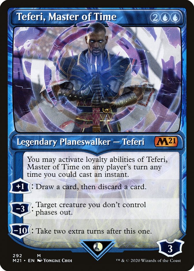 Teferi, Master of Time (Showcase) (292) [Core Set 2021] | Impulse Games and Hobbies