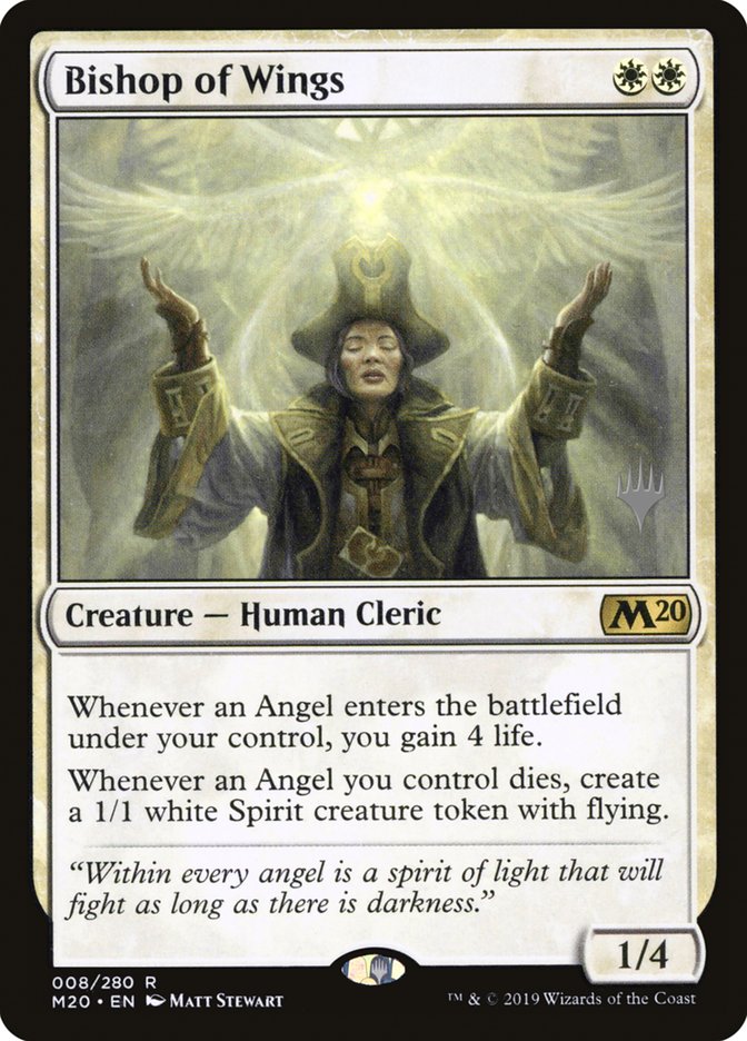 Bishop of Wings (Promo Pack) [Core Set 2020 Promos] | Impulse Games and Hobbies