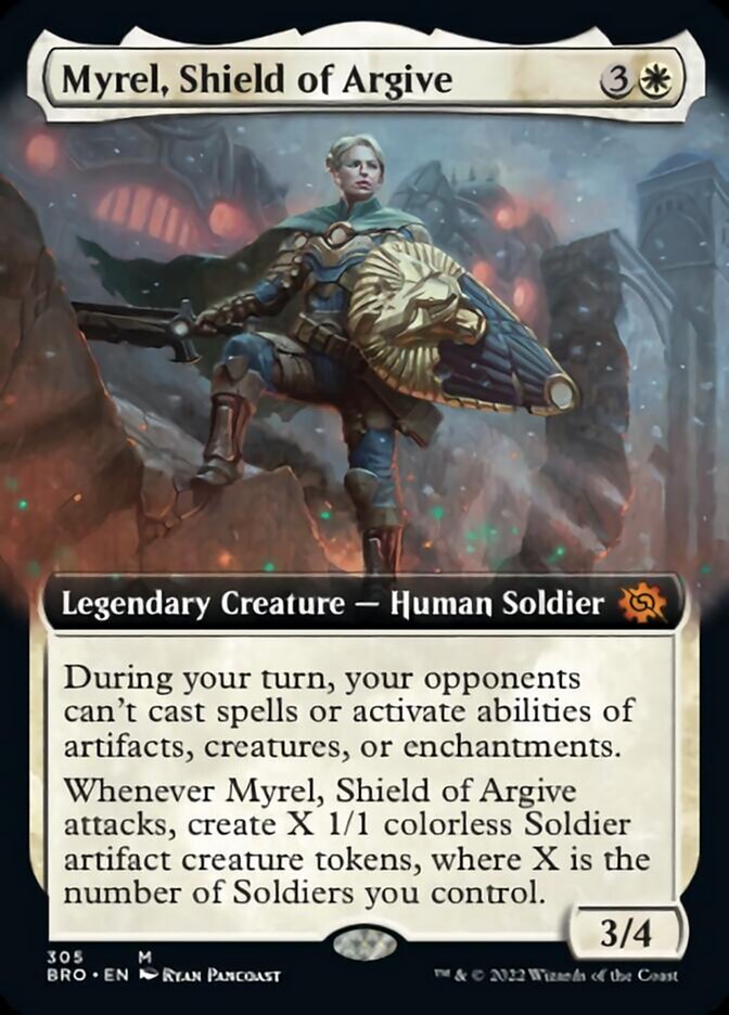 Myrel, Shield of Argive (Extended Art) [The Brothers' War] | Impulse Games and Hobbies