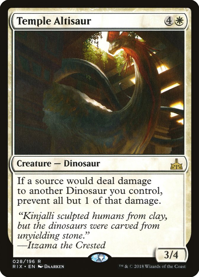 Temple Altisaur [Rivals of Ixalan] | Impulse Games and Hobbies