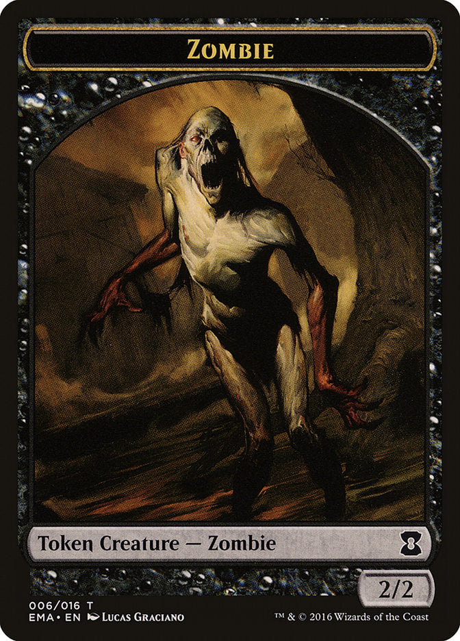 Zombie Token [Eternal Masters Tokens] | Impulse Games and Hobbies