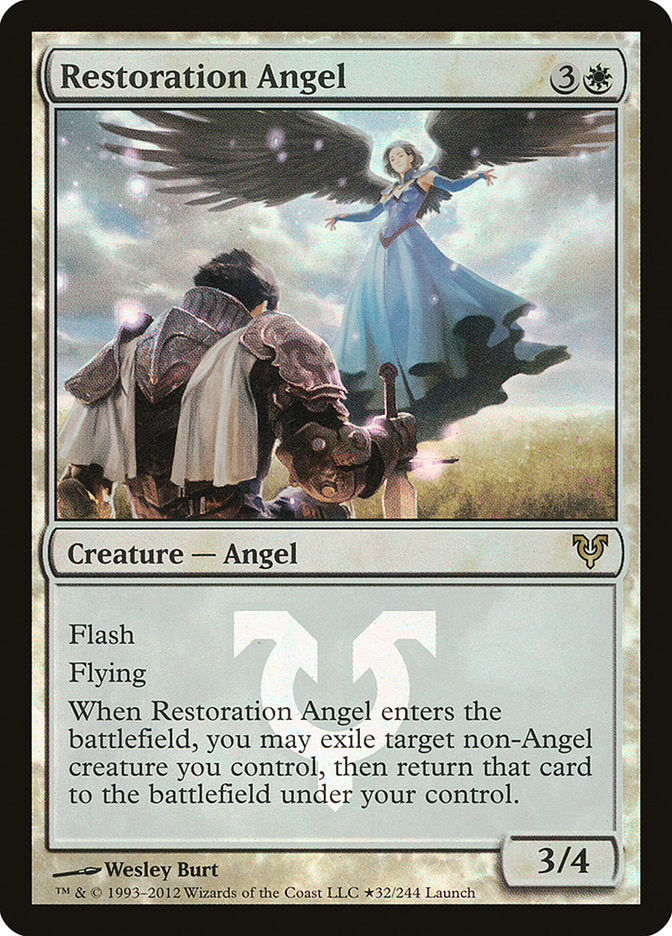 Restoration Angel (Launch) [Avacyn Restored Prerelease Promos] | Impulse Games and Hobbies