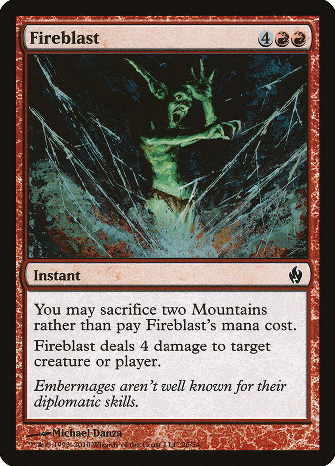 Fireblast [Premium Deck Series: Fire and Lightning] | Impulse Games and Hobbies