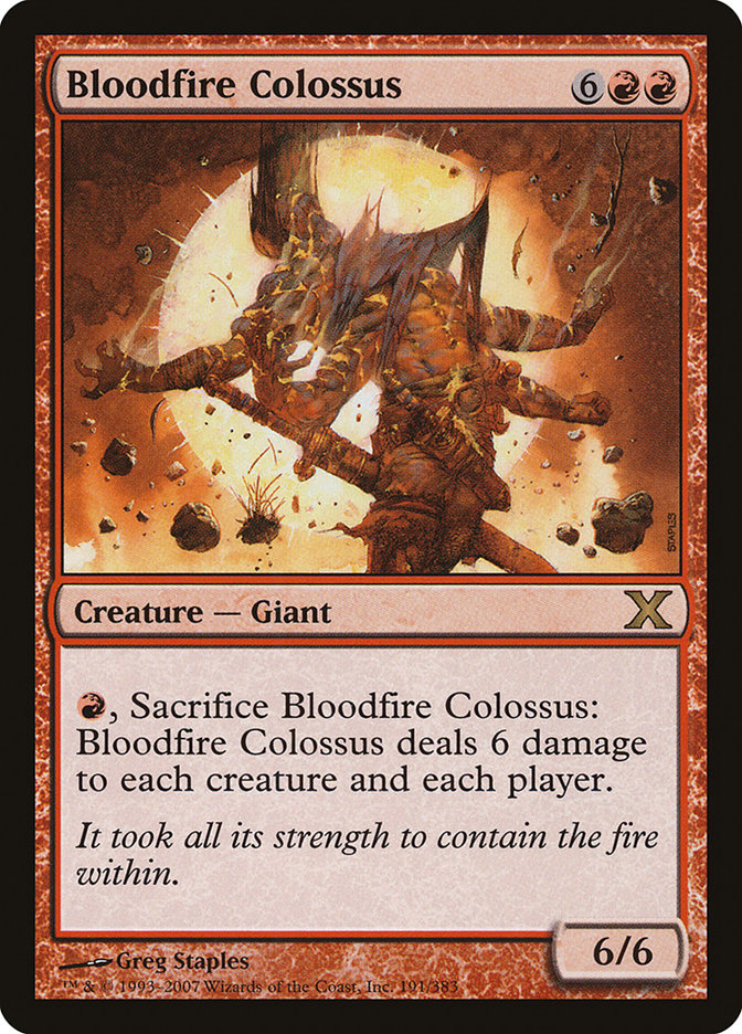 Bloodfire Colossus [Tenth Edition] | Impulse Games and Hobbies