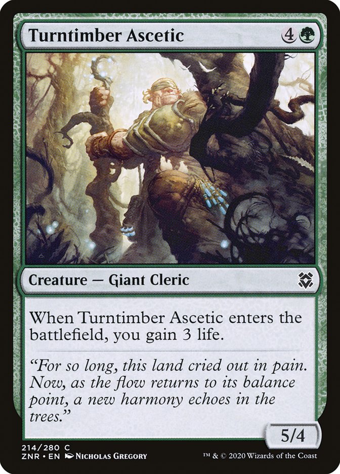 Turntimber Ascetic [Zendikar Rising] | Impulse Games and Hobbies