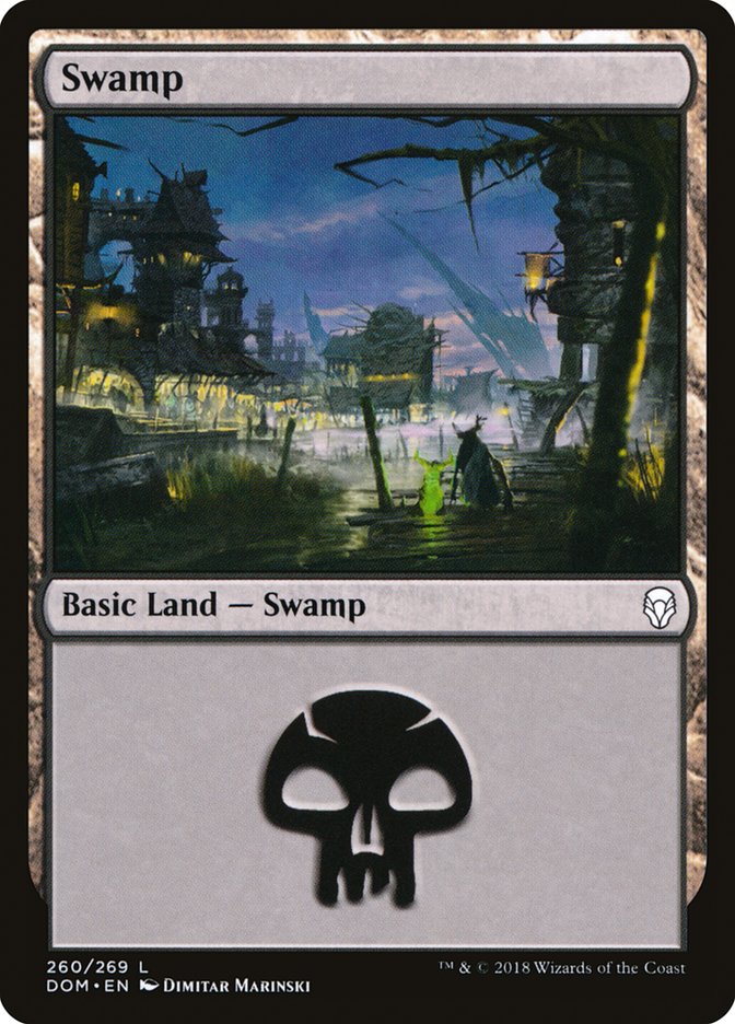 Swamp (260) [Dominaria] | Impulse Games and Hobbies
