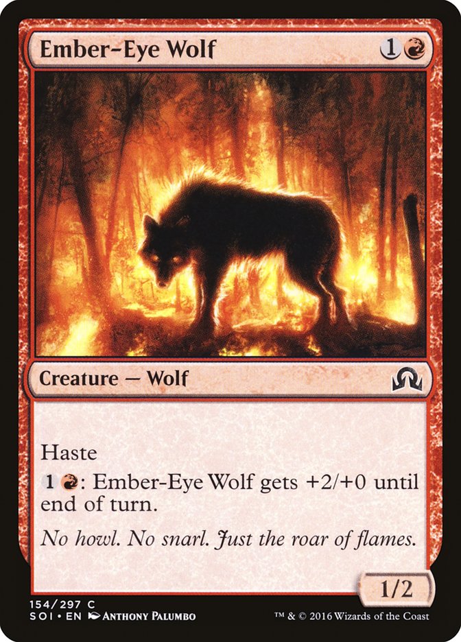 Ember-Eye Wolf [Shadows over Innistrad] | Impulse Games and Hobbies
