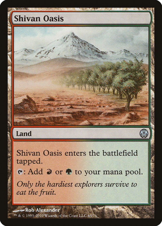 Shivan Oasis [Duel Decks: Phyrexia vs. the Coalition] | Impulse Games and Hobbies