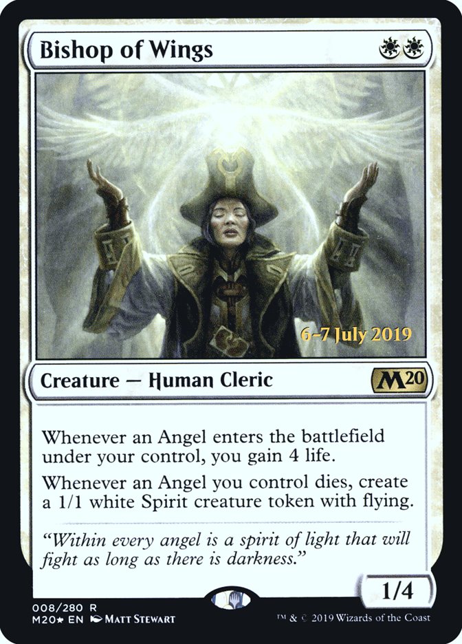 Bishop of Wings  [Core Set 2020 Prerelease Promos] | Impulse Games and Hobbies